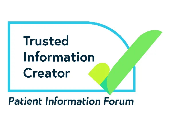 PIF TICK logo. It says Trusted Information Creator Patient Information Forum