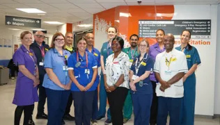 Staff from the emergency department at St Thomas' Hospital
