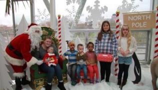 141217-Santa-with-children-at-Warehouse-Xmas-event-low-res