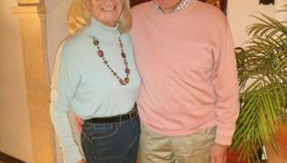Lung patient Joy Barclay-Cooper with her husband John