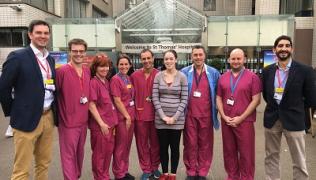 The ECMO team with Sophie Royce