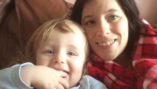 Jo Deery with her son Cooper