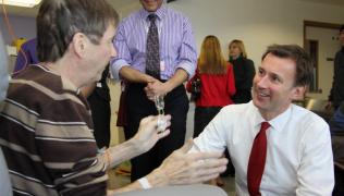 Jeremy Hunt meets some of our cancer patients