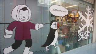 Evelina characters - finding Puffin