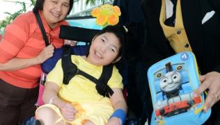 An Evelina patient and the Fat Controller