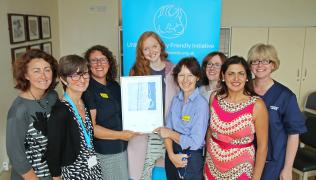 Lily Cole supports ‘baby friendly’ midwives at St Thomas’ 