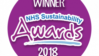 NHS Sustainability Awards 2018 winner 