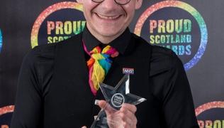 Dr Michael Farquhar at Proud Scotland Awards