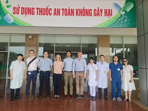 Critical care staff in Vietnam