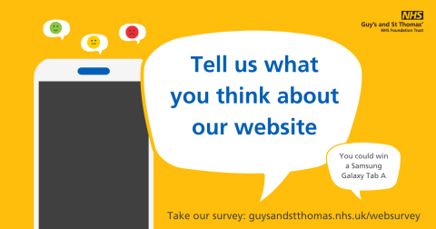 Tell us what you think about our website. You could win a Samsung Galaxy Tab A. 