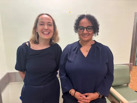 Dr Amy Dewar and Professor Mona Bafadhel 