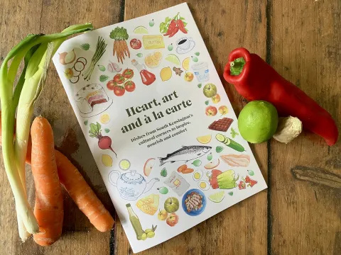 Recipe book front cover