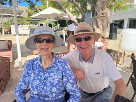 Pauline and her husband Ray