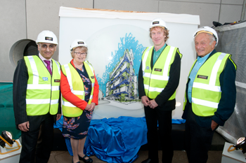 The foundation stone ceremony for our new Cancer Centre