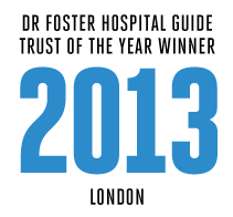 Dr Foster Hospital Guide Trust of the Year winner 2013 London 