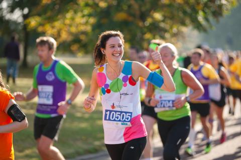 Runners at the Royal Parks half marathon