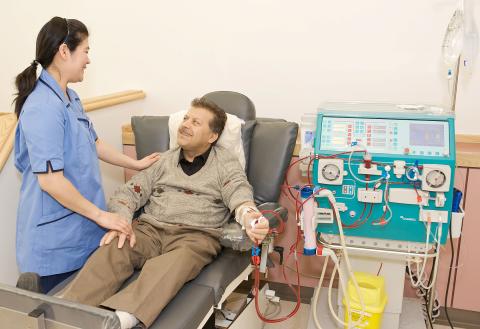 Patient on dialysis