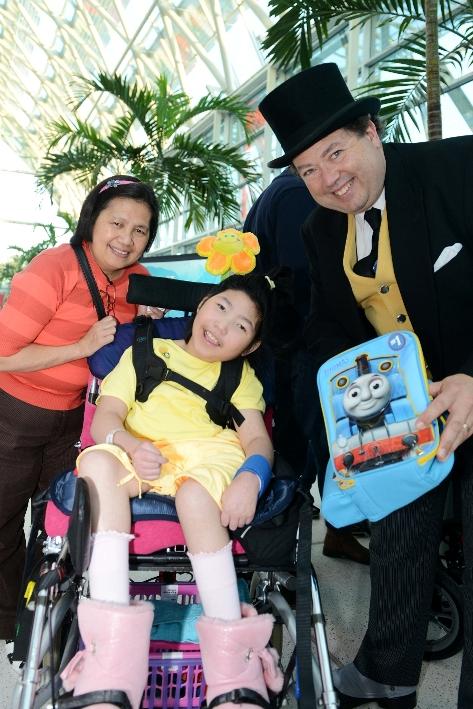 An Evelina patient and the Fat Controller