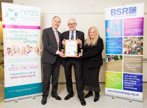 Photo of Dr Bruce Kirkham, Norman Lamb and Laura Guest
