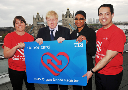 Mayor of London backs transplant campaign