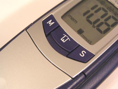 A blood glucose measure