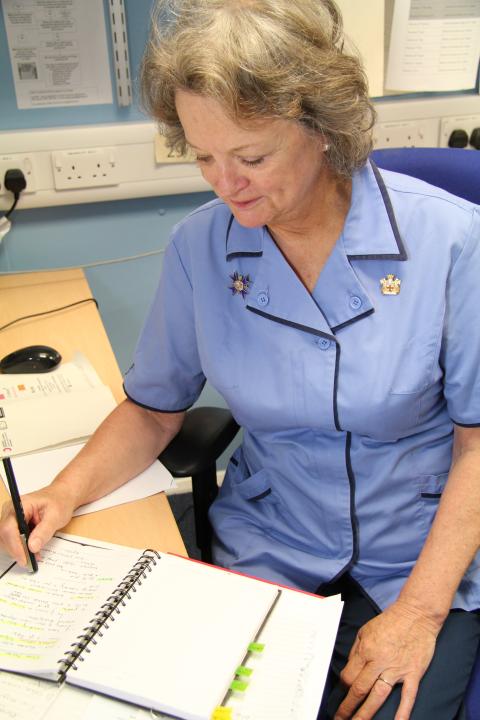 Liz Browse, shortlisted for Nurse of the Year Award