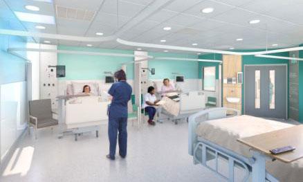 An artist's impression of the new Admission Ward