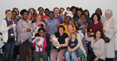 Southwark mums celebrate 10 years of breastfeeding support