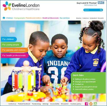 Evelina London website