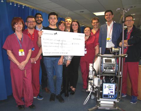 Grateful family's fundraising 'thank you' for intensive care team