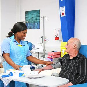 St John's patient with nurse