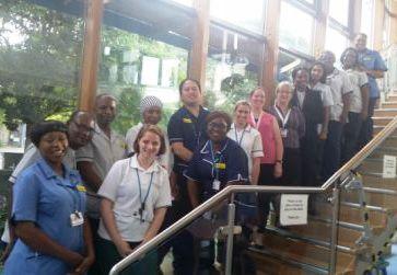 Pulross centre staff, who support people with brain injuries and neurological problems