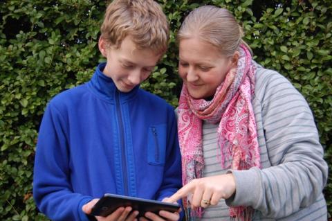 Naomi Berry and her son Eben, now 14, were involved in the original PACT study
