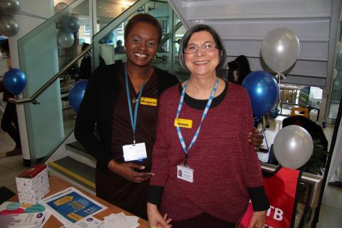 Margaret Ogedengbe and Simin TB team