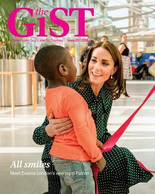 Duchess of Cambridge with arm round boy on GiST magazine frontcover