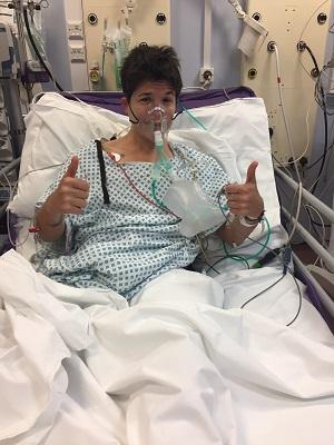 Asthma patient Beth Barrett gets innovative asthma treatment at Guy's hospital