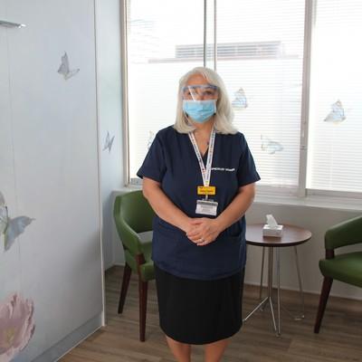 Bereavement midwife in the Butterfly Bereavement Suite website image